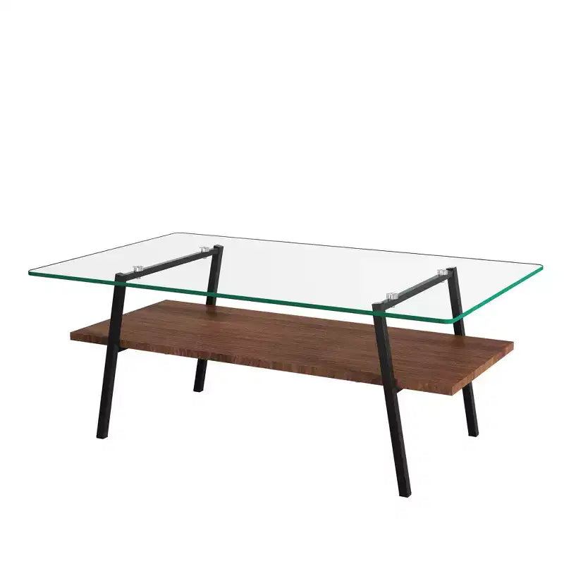 Table Basse en Verre Moderne Table de Salon Table d'Appoint - ModernLuxe