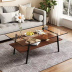 Table Basse en Verre Moderne Table de Salon Table d'Appoint - ModernLuxe