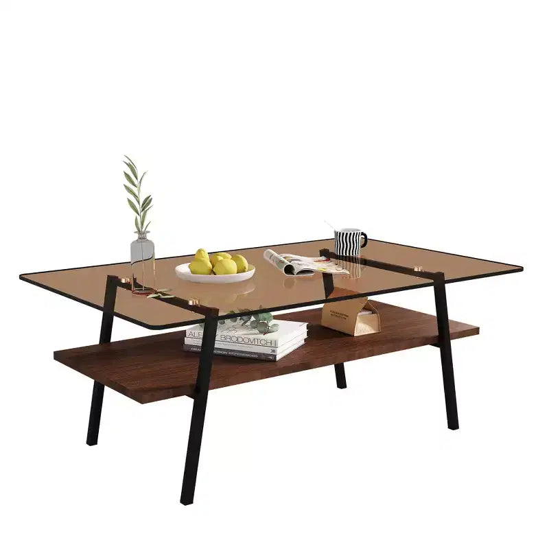 Table Basse en Verre Moderne Table de Salon Table d'Appoint - ModernLuxe