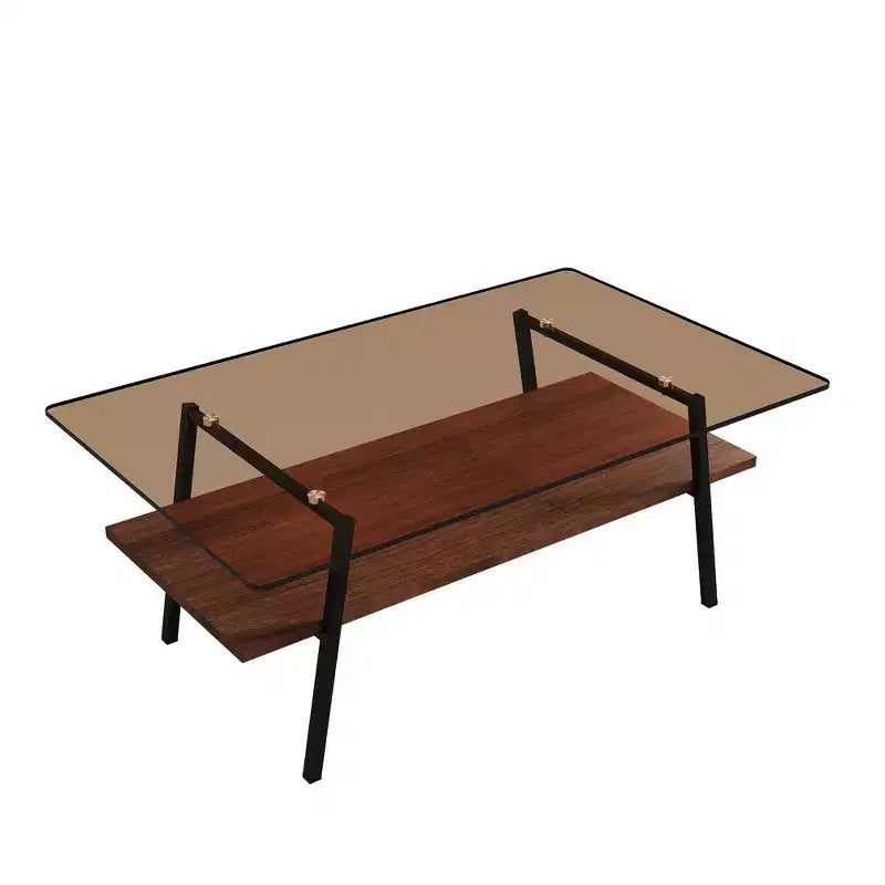 Table Basse en Verre Moderne Table de Salon Table d'Appoint - ModernLuxe