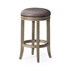 Maven Lane Eva Kitchen Counter Stool with Faux Leather 26