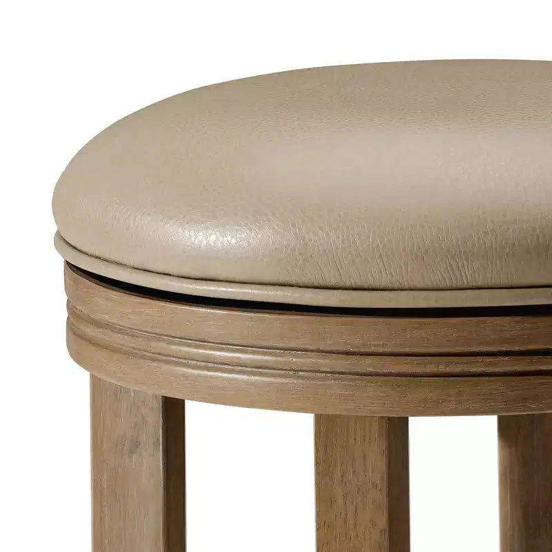 Tabouret de comptoir de cuisine Maven Lane Eva avec similicuir 26