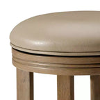 Tabouret de comptoir de cuisine Maven Lane Eva avec similicuir 26