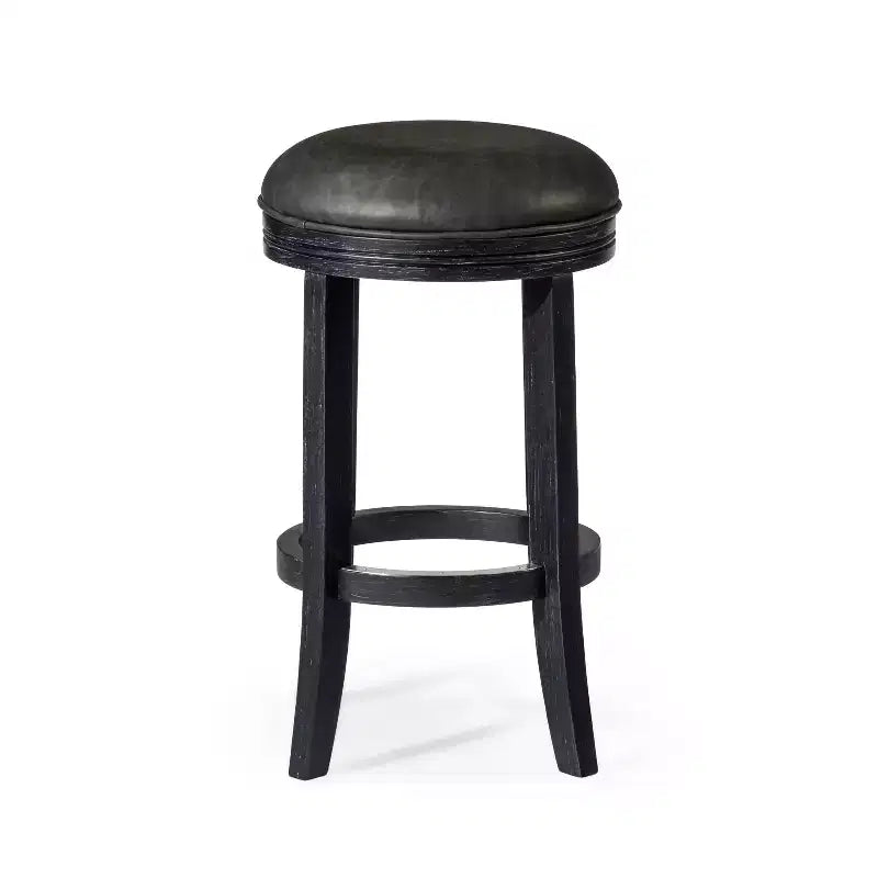 Tabouret de comptoir de cuisine Maven Lane Eva avec similicuir 26