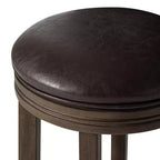 Tabouret de comptoir de cuisine Maven Lane Eva avec similicuir 26