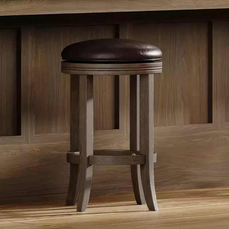 Tabouret de comptoir de cuisine Maven Lane Eva avec similicuir 26