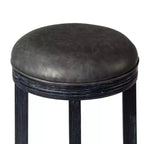 Tabouret de comptoir de cuisine Maven Lane Eva avec similicuir 26