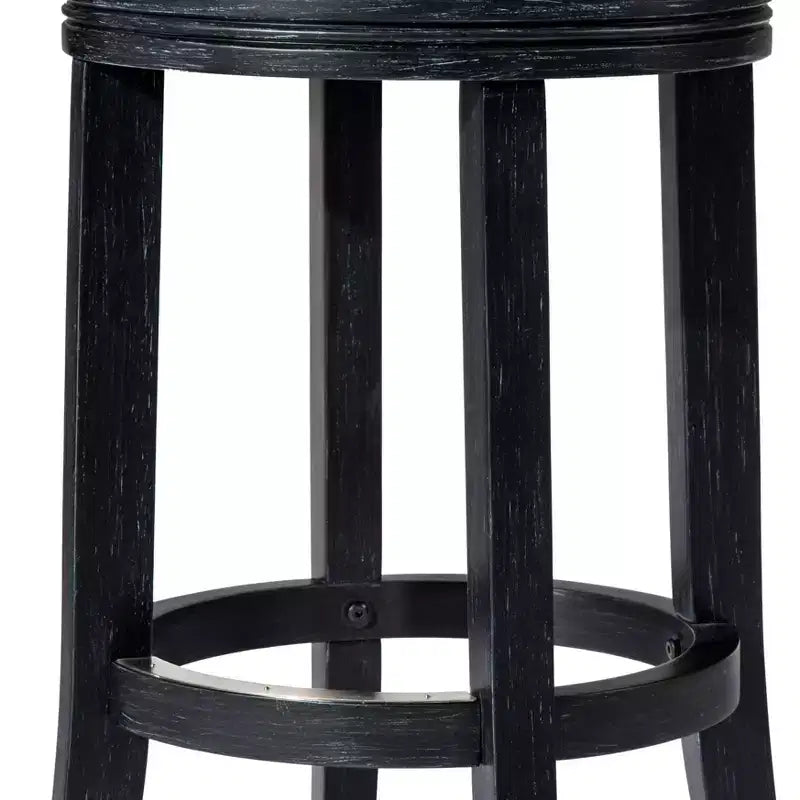 Tabouret de comptoir de cuisine Maven Lane Eva avec similicuir 26
