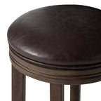 Tabouret de comptoir de cuisine Maven Lane Eva avec similicuir 26