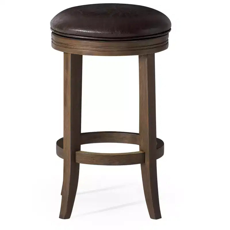 Tabouret de comptoir de cuisine Maven Lane Eva avec similicuir 26