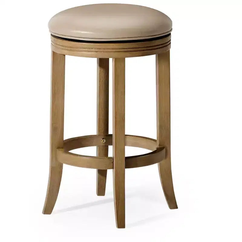 Tabouret de comptoir de cuisine Maven Lane Eva avec similicuir 26