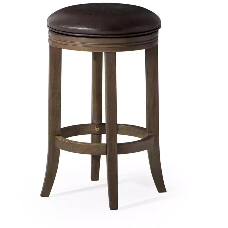 Tabouret de comptoir de cuisine Maven Lane Eva avec similicuir 26