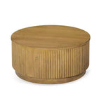 Maven Lane Dallas Table basse ronde moderne en bois 30