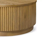 Maven Lane Dallas Table basse ronde moderne en bois 30