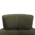 Fauteuil pivotant Okak 360, fauteuil d'appoint en peluche avec appuie-tête réglable, chaises confortables pour le salon, le bureau, la chambre