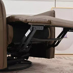 Fauteuil inclinable électrique Okak Power Rocking avec poche latérale Fauteuil d'appoint pivotant à 270° Petit canapé pour salon, chambre et salle de cinéma maison
