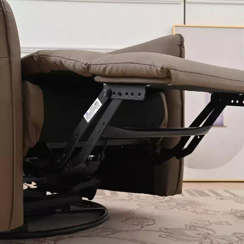 Fauteuil inclinable électrique Okak Power Rocking avec poche latérale Fauteuil d'appoint pivotant à 270° Petit canapé pour salon, chambre et salle de cinéma maison