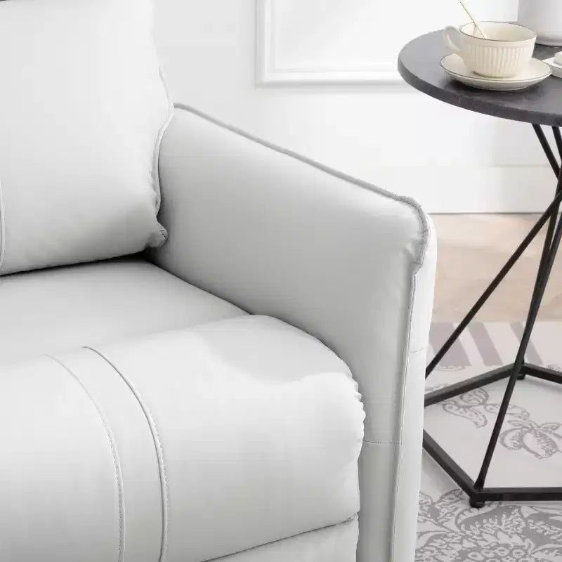 Fauteuil inclinable électrique Okak Power Rocking avec poche latérale Fauteuil d'appoint pivotant à 270° Petit canapé pour salon, chambre et salle de cinéma maison