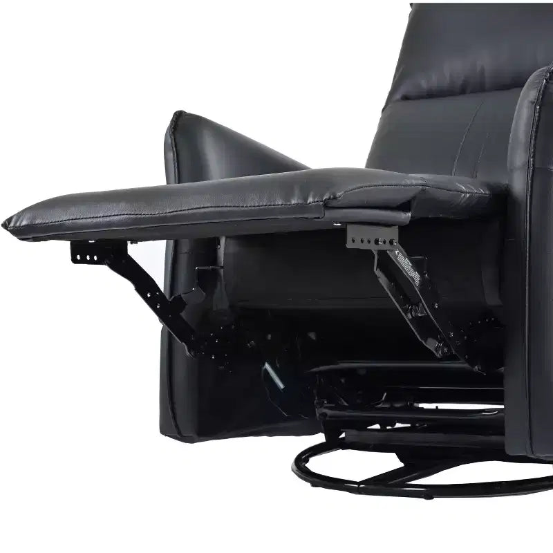 Fauteuil inclinable électrique Okak Power Rocking avec poche latérale Fauteuil d'appoint pivotant à 270° Petit canapé pour salon, chambre et salle de cinéma maison