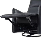 Fauteuil inclinable électrique Okak Power Rocking avec poche latérale Fauteuil d'appoint pivotant à 270° Petit canapé pour salon, chambre et salle de cinéma maison