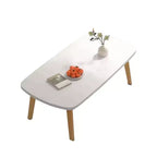 Table basse moderne en bois, petite table d'appoint de canapé pliable, table basse rectangulaire multifonctionnelle, table d'appoint pour petits espaces, salon