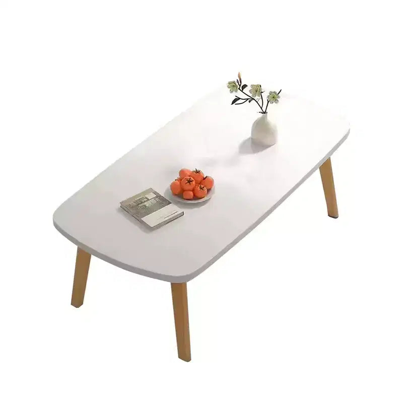 Table basse moderne en bois, petite table d'appoint de canapé pliable, table basse rectangulaire multifonctionnelle, table d'appoint pour petits espaces, salon
