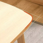 Table basse moderne en bois, petite table d'appoint de canapé pliable, table basse rectangulaire multifonctionnelle, table d'appoint pour petits espaces, salon