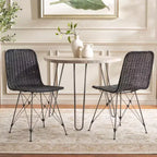Chaise de salle à manger tressée Minerva (lot de 2) - DCH6508 - Safavieh