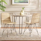 Chaise de salle à manger tressée Minerva (lot de 2) - DCH6508 - Safavieh