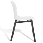 Chaise de salle à manger en plastique moulé Abbie (lot de 2) - SFV6900 - Safavieh Couture