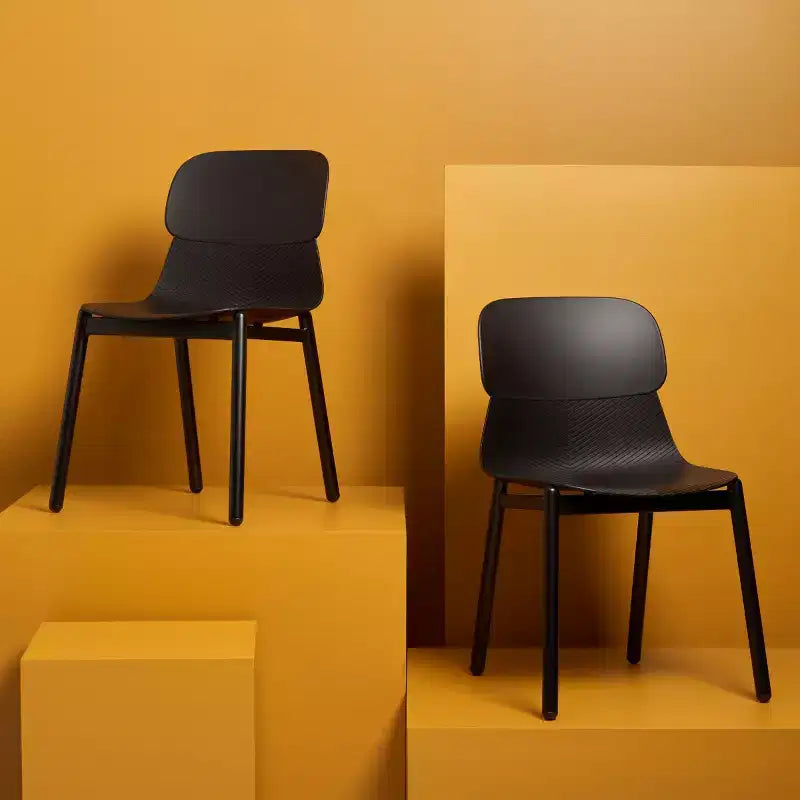 Chaise de salle à manger en plastique moulé Abbie (lot de 2) - SFV6900 - Safavieh Couture