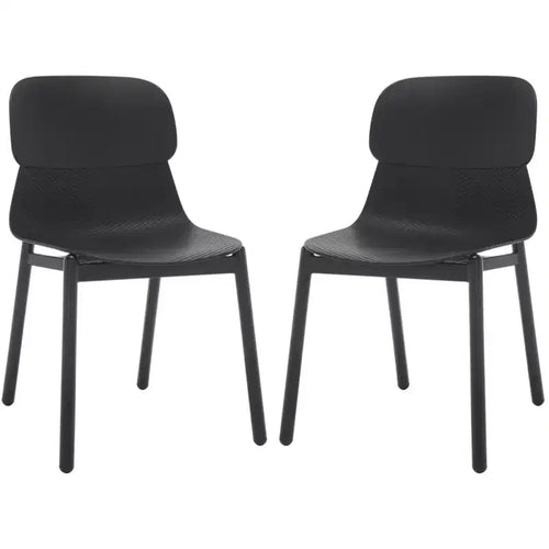 Abbie Molded Plastic Dining Chair (Set of 2) - SFV6900 - Safavieh Couture