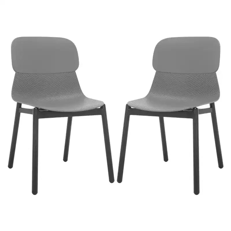 Chaise de salle à manger en plastique moulé Abbie (lot de 2) - SFV6900 - Safavieh Couture