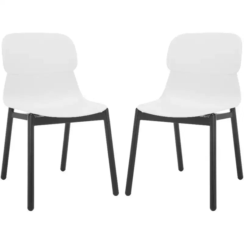 Chaise de salle à manger en plastique moulé Abbie (lot de 2) - SFV6900 - Safavieh Couture