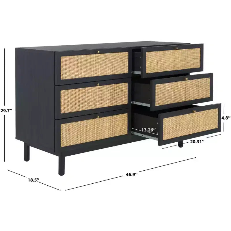 Commode Aino 6 Tiroirs - DRS9600 - Safavieh