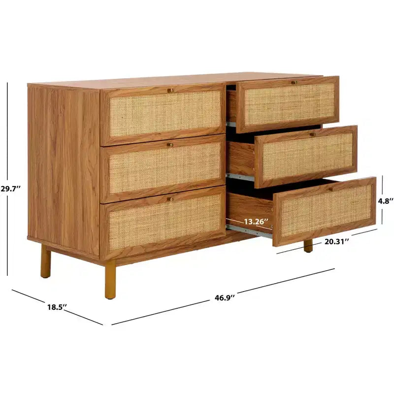 Commode Aino 6 Tiroirs - DRS9600 - Safavieh