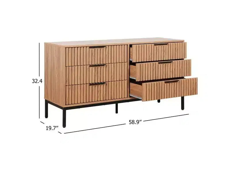 Commode 6 tiroirs Lylia - DRS9604 - Safavieh