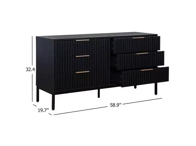 Commode 6 tiroirs Lylia - DRS9604 - Safavieh