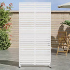 72 H35W Dovelina Gray Paravent métallique autoportant pour extérieur Clôture de jardin décorative