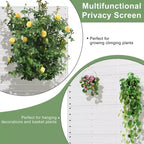 72 H35W Dovelina Gray Paravent métallique autoportant pour extérieur Clôture de jardin décorative
