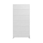 72 H35W Dovelina Gray Paravent métallique autoportant pour extérieur Clôture de jardin décorative