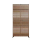 72 H35W Dovelina Gray Paravent métallique autoportant pour extérieur Clôture de jardin décorative