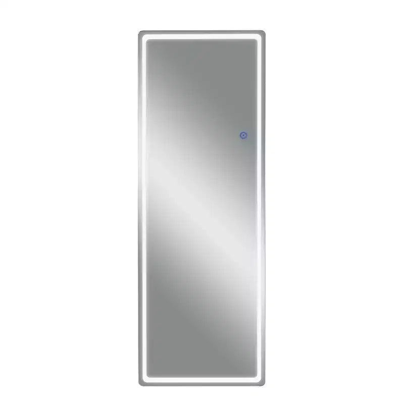 Miroir 67x28 classique à arche, pleine longueur, avec cadre en bois blanc, résistant aux intempéries, pour salle de bain, entrée de chambre, salon/dressing