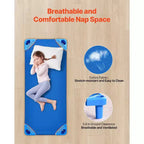 VEVOR Lit de repos empilable pour enfants, lot de 6, lits de repos portables pour tout-petits, lits de repos de taille standard 132 x 58 cm pour enfants, lits de garderie pour salle de classe préscolaire