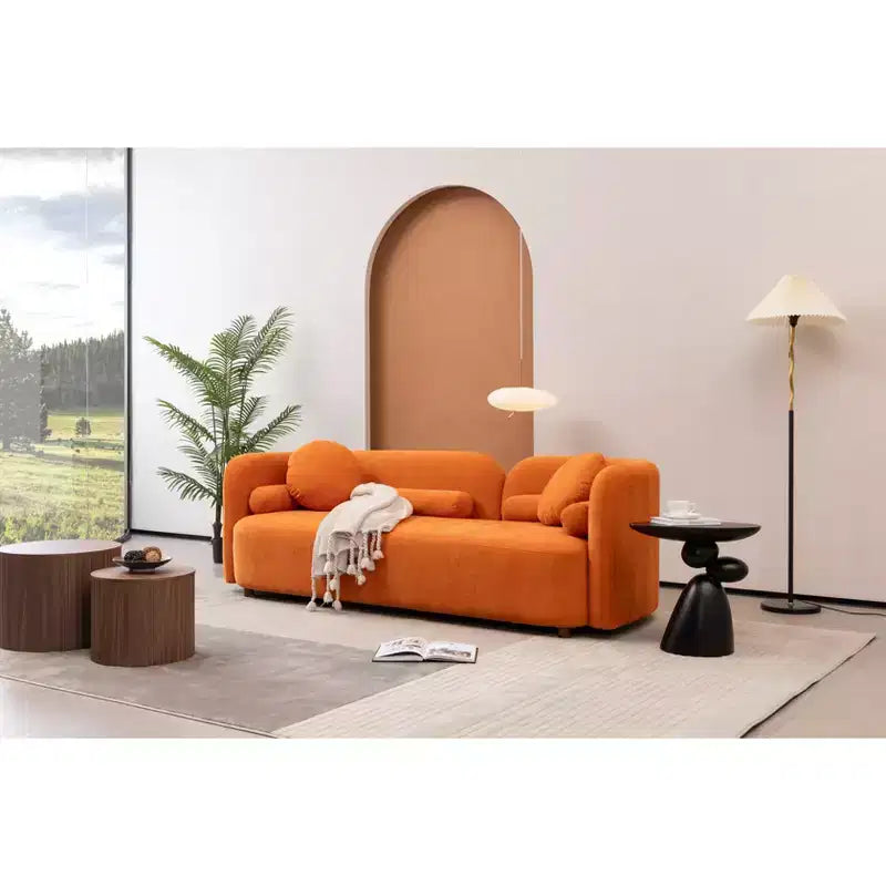 MAYEERTY Table d'appoint moderne, table d'appoint en fibre de verre avec décoration, pour salon, chambre, chambre d'amis