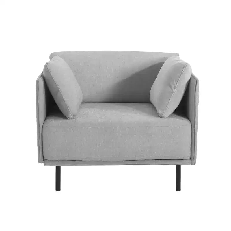 Fauteuil relax MAYEERTY 39 vintage marron en similicuir avec revêtement polyester/PU, structure en bois et pieds en acier