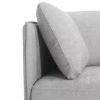 Fauteuil relax MAYEERTY 39 vintage marron en similicuir avec revêtement polyester/PU, structure en bois et pieds en acier
