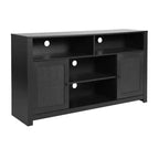 Buffet de cuisine moderne du milieu du siècle Malaki de Flash Furniture avec 2 portes à fermeture douce et étagère centrale réglable, meuble TV pour téléviseurs jusqu'à 65 pouces