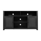Buffet de cuisine moderne du milieu du siècle Malaki de Flash Furniture avec 2 portes à fermeture douce et étagère centrale réglable, meuble TV pour téléviseurs jusqu'à 65 pouces