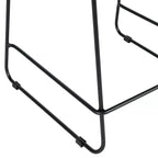 Lot de 3 tabourets de comptoir empilables Flash Furniture Hercules avec dossier ventilé et piètement luge enduit de poudre